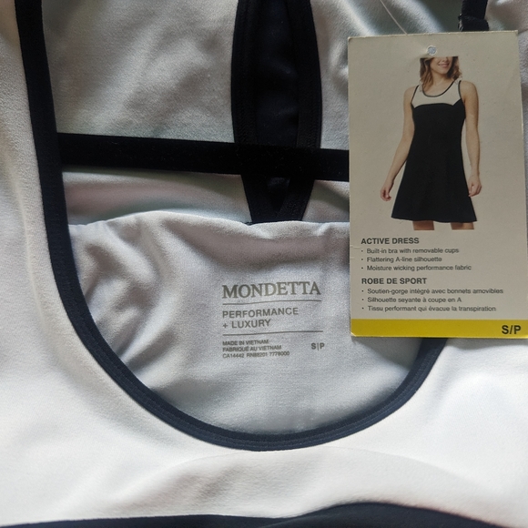 Mondetta active - sport dress S Black and White. New with tags. Women's - Picture 5 of 5